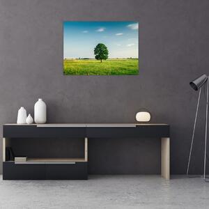 Slika drveta na livadi (70x50 cm)