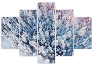 Slika snježnih stabala (150x105 cm)