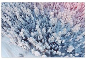 Slika snježnih stabala (90x60 cm)
