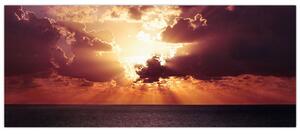 Slika sunca iza oblaka (120x50 cm)