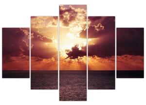 Slika sunca iza oblaka (150x105 cm)