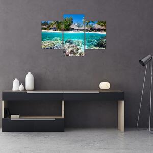 Slika plaže na tropskom otoku (90x60 cm)