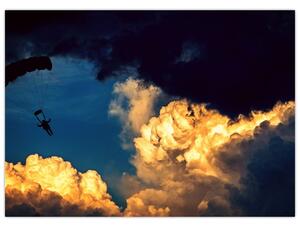 Slika padobranca u oblacima (70x50 cm)