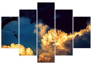 Slika padobranca u oblacima (150x105 cm)