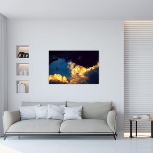 Slika padobranca u oblacima (90x60 cm)