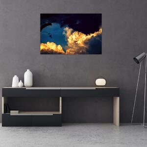 Slika padobranca u oblacima (90x60 cm)