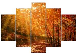 Slika jesenske šume (150x105 cm)