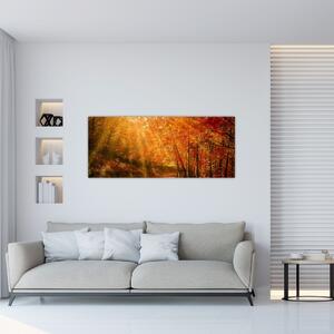 Slika jesenske šume (120x50 cm)