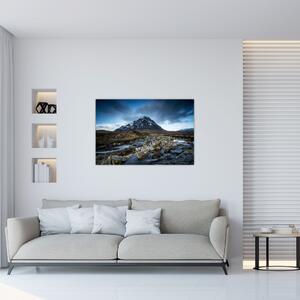 Slika planine i rijeke (90x60 cm)