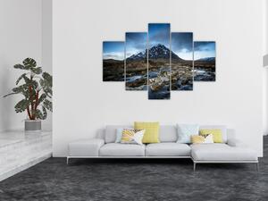 Slika planine i rijeke (150x105 cm)