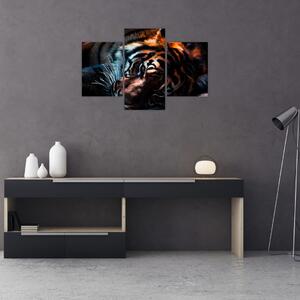 Slika ležećeg tigra (90x60 cm)