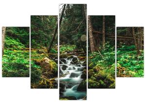 Slika potoka u šumi (150x105 cm)