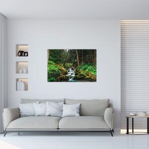 Slika potoka u šumi (90x60 cm)