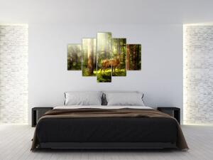 Slika jelena u šumi (150x105 cm)