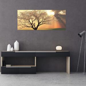 Slika stabla na livadi (120x50 cm)
