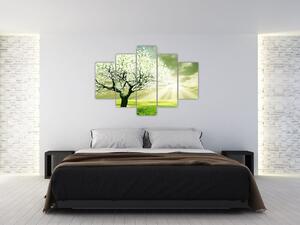 Slika stabla na livadi (150x105 cm)