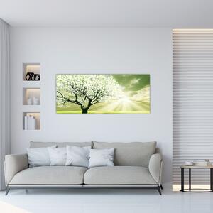 Slika stabla na livadi (120x50 cm)