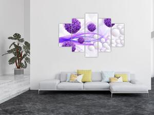 Slika - Kugle, kuglice, cvijeće, ... (150x105 cm)