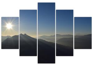 Slika - Iznad planinskih vrhova (150x105 cm)
