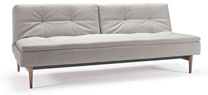Kauč DUBLEXO SOFA BED s svjetlo stileto drvenim nogicama-Tamno siva