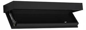 Floatshelf™ Zidna Polica S Tajnim Pretincem (53 X 17,5 X 5 Cm), Crna