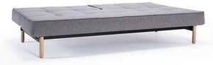 Kauč SPLITBACK SOFA BED sa svjetlo drvenim nogicama-Tamno siva