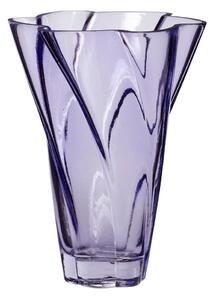 Ljubičasta staklena ručno izrađena vaza (visina 18 cm) Bloom – Hübsch