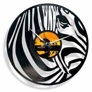 Zidni sat Disc'o'clock Zebra