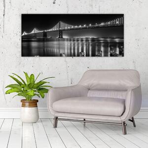 Slika - Crno-bijeli most (120x50 cm)