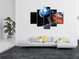 Slika planeta u svemiru (150x105 cm)