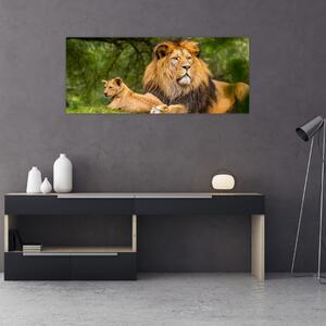 Slika lavova (120x50 cm)