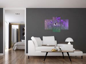Slika - Leptir u lavandi (90x60 cm)