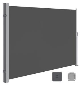 Bočna tenda HORIZON za terasu, 200x350cm, siva SongmicsHome