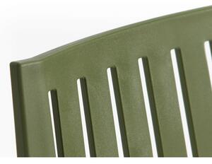 Zelena plastična vrtna stolica Bars - Rojaplast