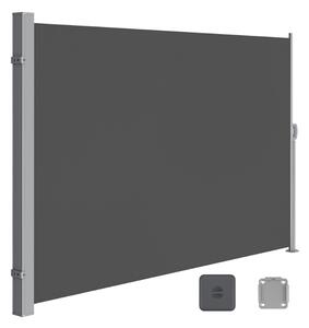 Bočna tenda HORIZON za terasu, 160x300cm, siva SongmicsHome