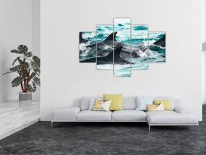 Slika - Dupini u oceanu (150x105 cm)