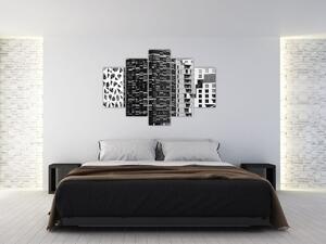 Slika crno-bijele arhitekture (150x105 cm)