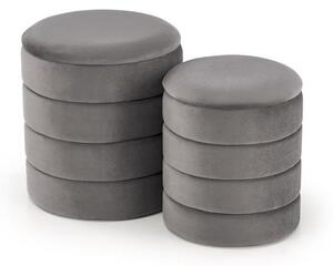 Zondo.hr Set taburea (2 kom.) Pachio (siva). 1092549