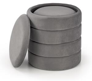 Set taburea (2 kom.) Pachio (siva)