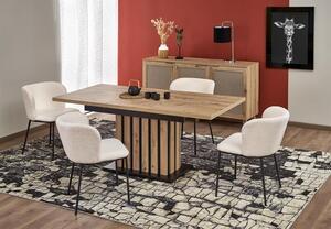 Zondo.hr Blagovaonski stol Lalia 160 (hrast artisan + crna) (za 6 do 8 osoba). 1092399