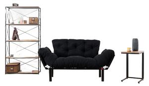 Atelier Del Sofa Dvosjed na razvlačenje NITTA crna, Nitta - Black