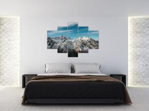 Slika snježnih vrhova, Fiordland (150x105 cm)