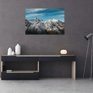 Slika snježnih vrhova, Fiordland (90x60 cm)