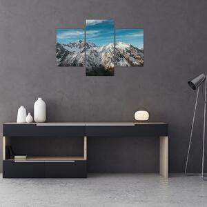 Slika snježnih vrhova, Fiordland (90x60 cm)