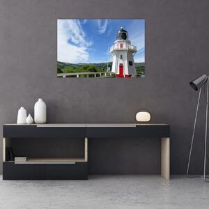 Slika svjetionika Akaroa, Novi Zeland (90x60 cm)