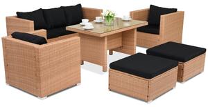 Roma Apetito 5 vrtnih garnitura od tehnoratana + 2 torbice od meda Garden Point
