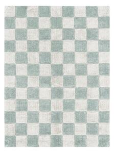 Svijetlo plavi/krem periv/ručno rađen pamučan tepih 120x160 cm Kitchen Tiles Blue Sage – Lorena Canals
