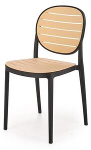 Zondo.hr Vrtna stolica Karter (crna + natural). 1092586