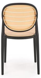 Vrtna stolica Karter (crna + natural)