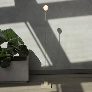 Northern LED podna lampa na baterije Snowball, sivo-bež, 2700 K, prigušiva, Bež, Dnevni boravak/blagovaonica, Metal